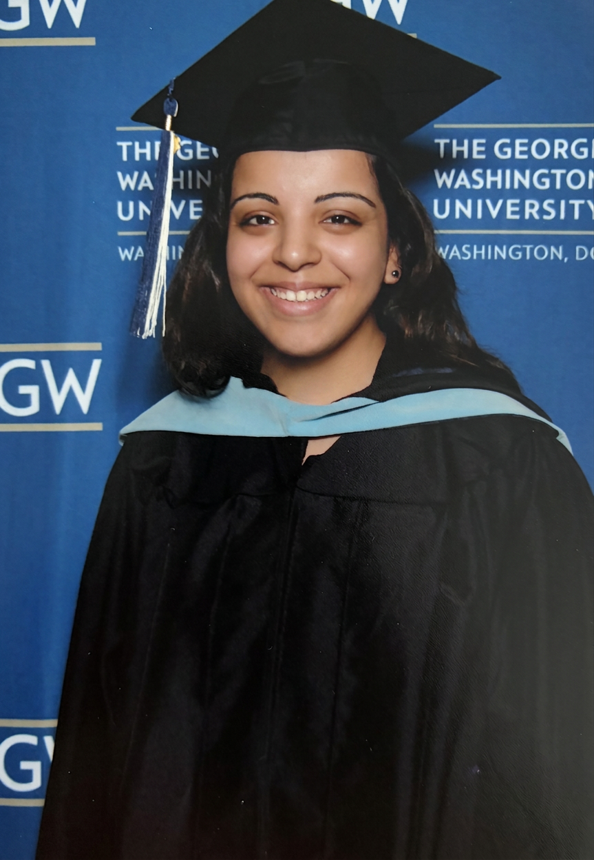 Joy's 2013 graduate school story